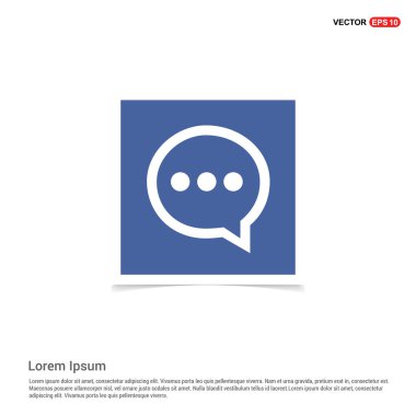 sohbet balonu simgesinin