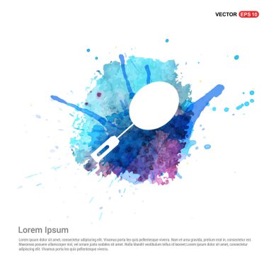 Badminton raket simgesi