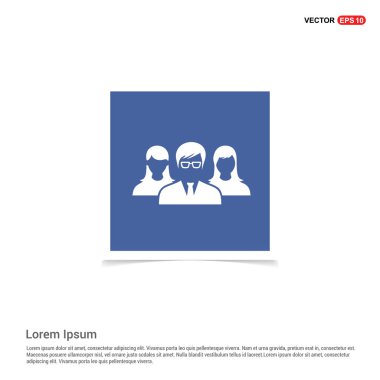 Kullanıcılar düz simgesi 