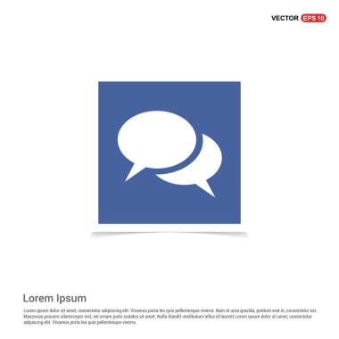 konuşma balonları simgesi