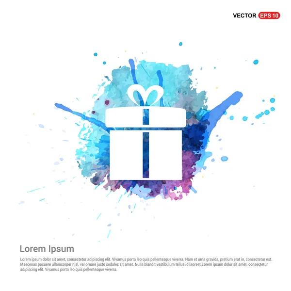 Icono de caja de regalo — Vector de stock