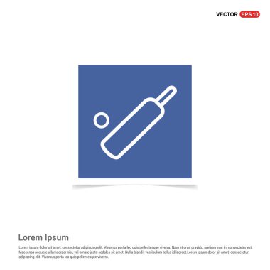 Beyzbol düz simgesi