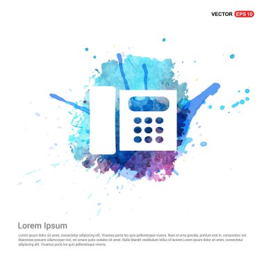 Web simgesi telefon düğmesini