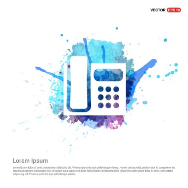 Web simgesi telefon düğmesini