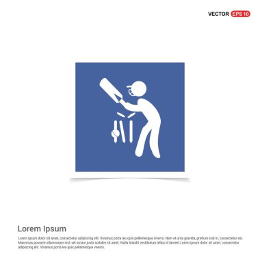 Kriket player simgesi