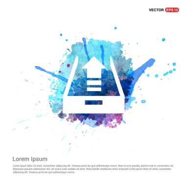 Arşiv kutusu ile ok simgesi