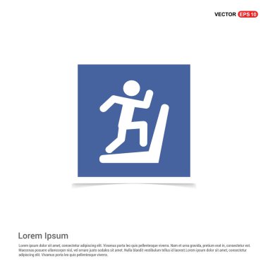 adam çalışan yol düz simgesini