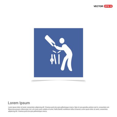 Kriket player simgesi