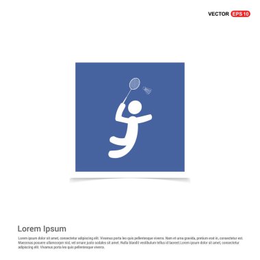 Badminton oyuncu simgesi