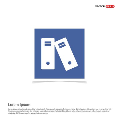 klasörleri düz simgesi