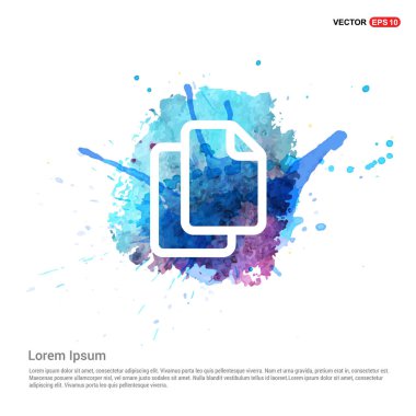 kopya metin belge simgesi