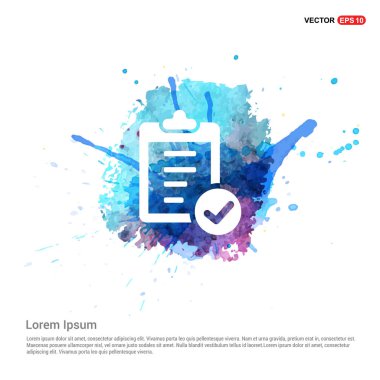 Pano veya denetim listesi simgesi  