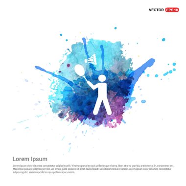 Badminton oyuncu simgesi