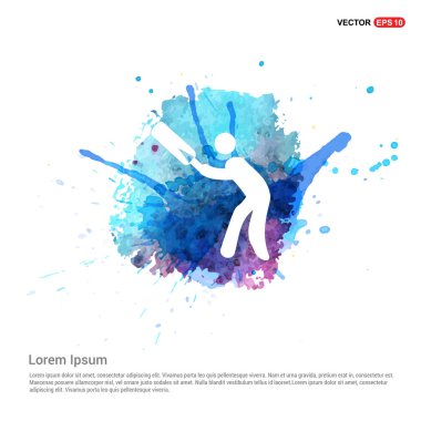 Beyzbol düz simgesi