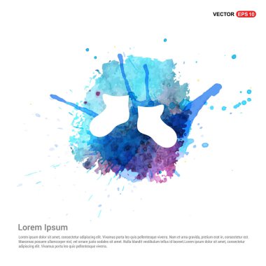 Kış çizme düz simgesi