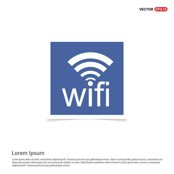 Icône de signal wifi — Image vectorielle