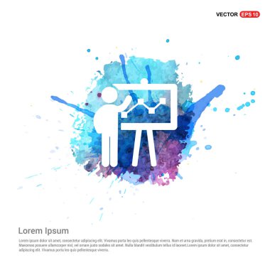 İşadamı Düz Simge