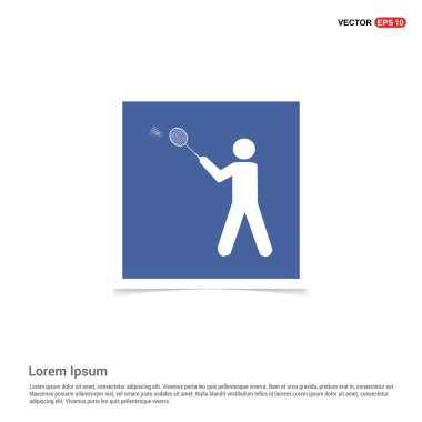 Badminton oyuncu simgesi