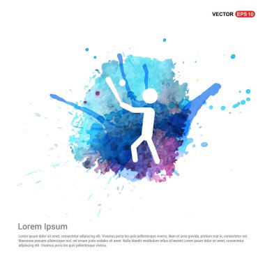 Beyzbol düz simgesi