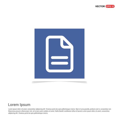 Kağıt belge simgesi