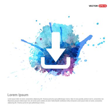 Download düz simgesi