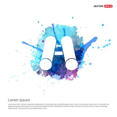 dürbün düz simgesi