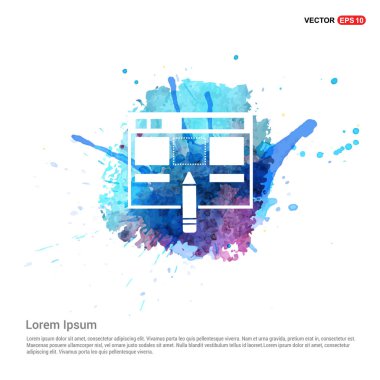 uygulama penceresi arabirimi düz simgesi