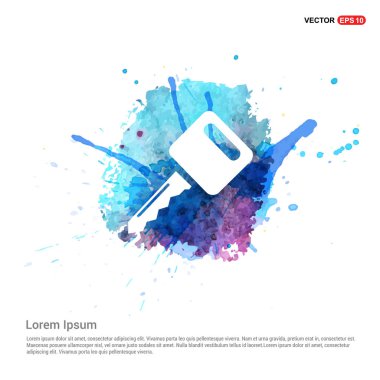 anahtar düz simgesi