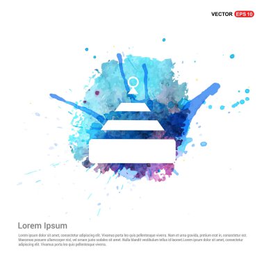 Noel şapka düz simgesi 