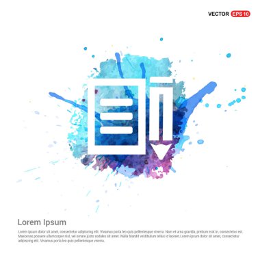 Düz tasarım kalem simgesi