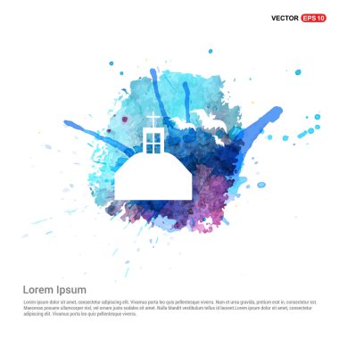 Cadılar Bayramı düz simgesi