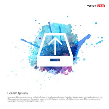 Arşiv kutusu ile ok simgesi