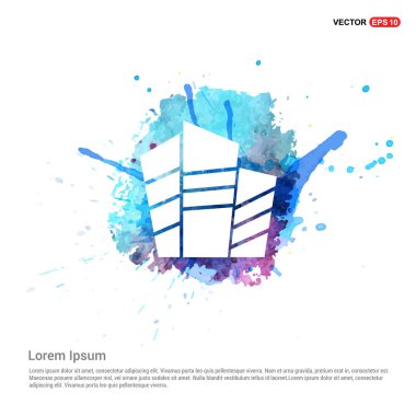 binalar düz simgesi