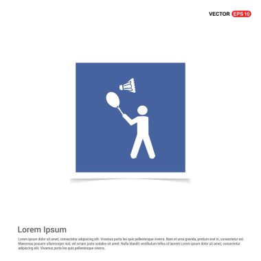 Badminton oyuncu simgesi