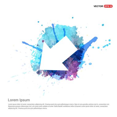 aşağı ve sol çapraz ok simgesi