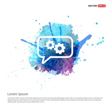 sohbet balonu simgesinin