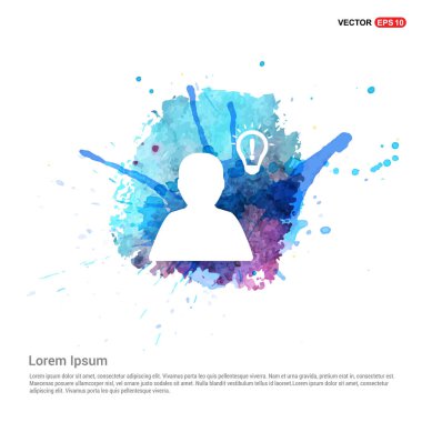 İşadamı Düz Simge