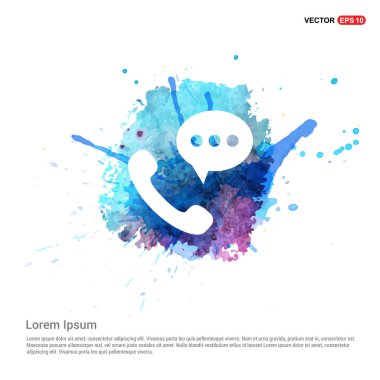 cep telefonu düz simgesi