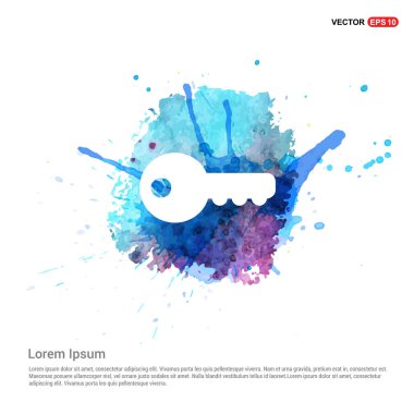 anahtar düz simgesi