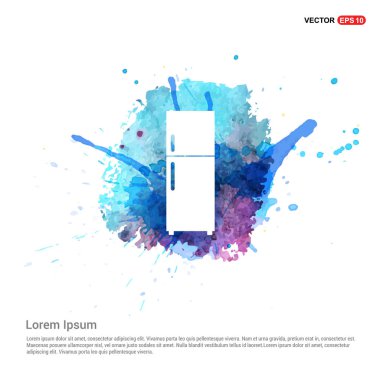 Buzdolabı düz simgesi