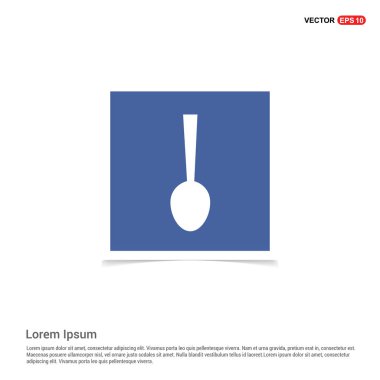 kaşık düz simgesi