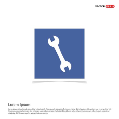 Beyaz wrench kutsal kişilerin resmi