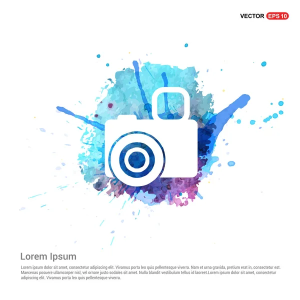 Icono de cámara fotográfica — Vector de stock