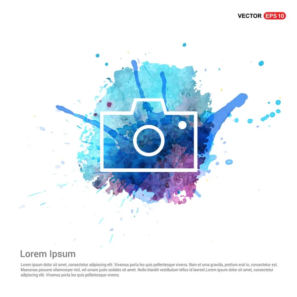 Icono de cámara fotográfica — Vector de stock