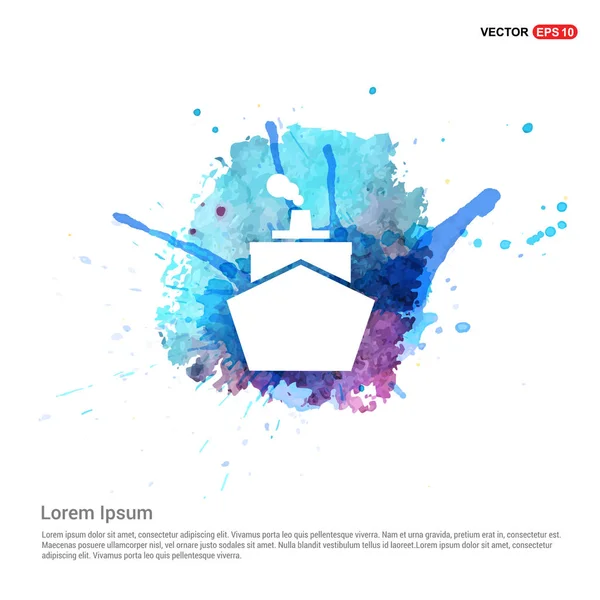 Tekneyi düz simgesi