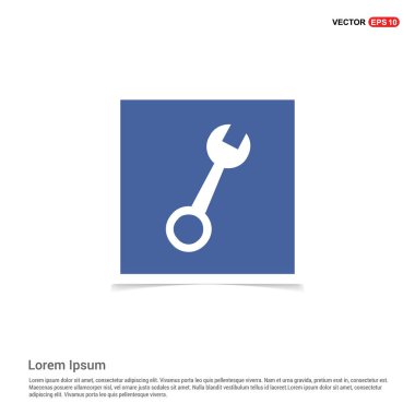 Beyaz wrench kutsal kişilerin resmi