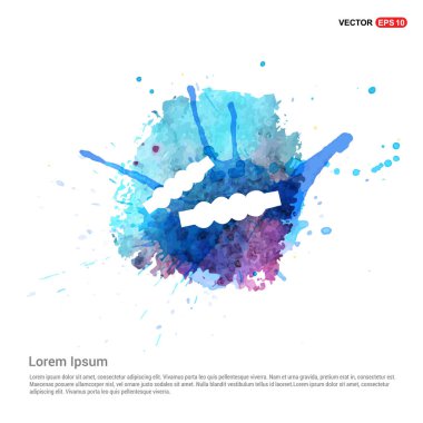 Beyzbol düz simgesi