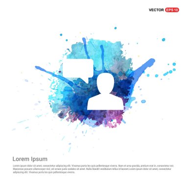 İşadamı Düz Simge