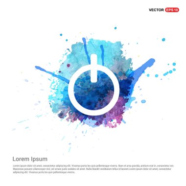 güç düğmesi düz simgesi