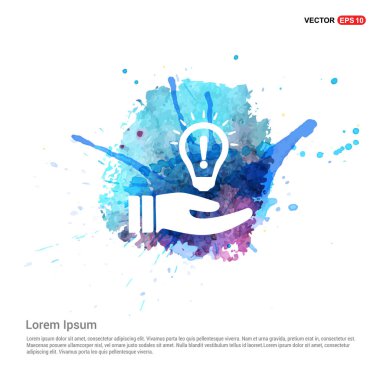 ampul el düz simgesi